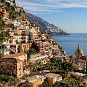 Uitzicht over Positano